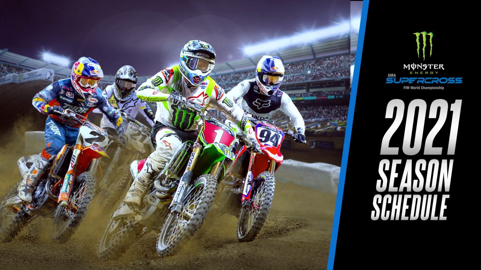 Monster Energy Supercross 2021 Schedule Announced Feld Entertainment