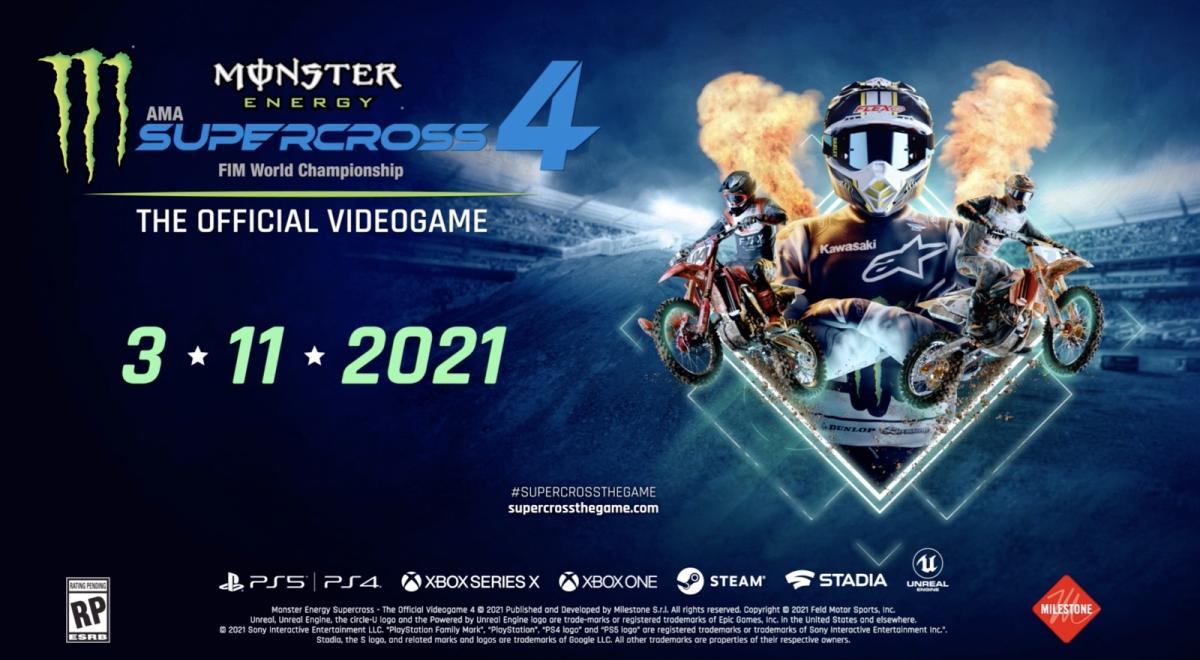 Supercross 4 The Official Video Game Feld Entertainment