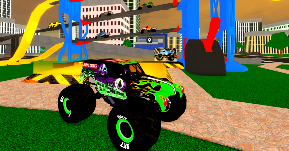 Grave Digger in Car Dealership Tycoon