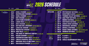 Graphic of the 2026 SMX schedule