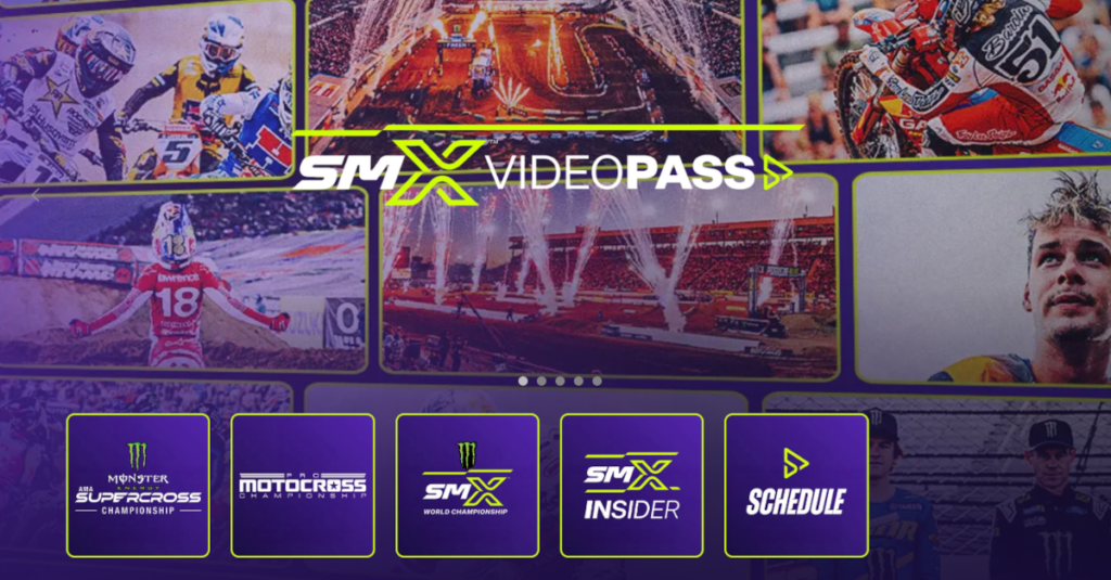 The SMX Video Pass has an updated look for 2026, featuring a refreshed logo displaying the SMX acronym as the sport continues to evolve. Fans can now experience all the action and exclusive content at this year’s updated landing page, smxvideopass.com.