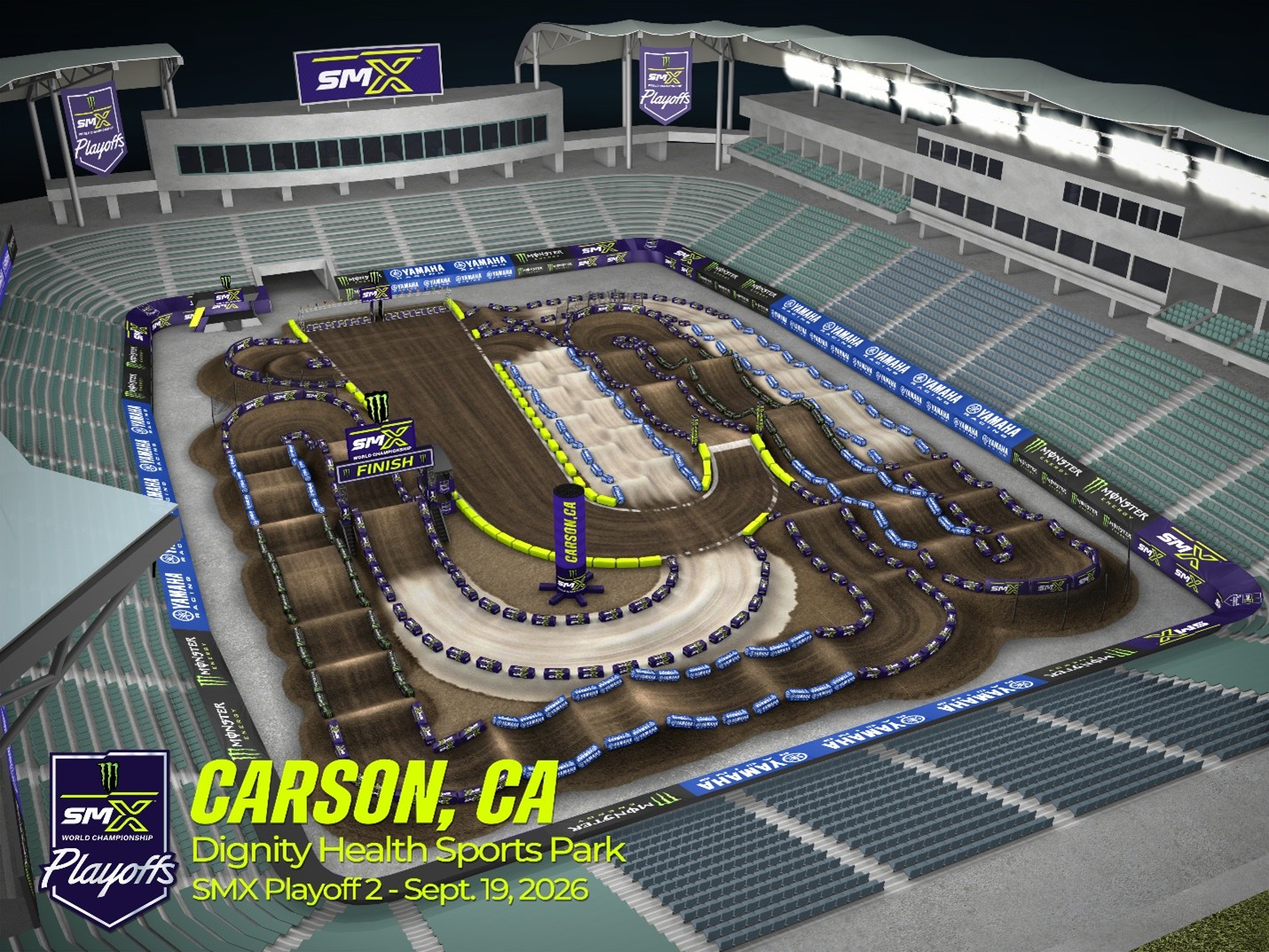 Carson track map