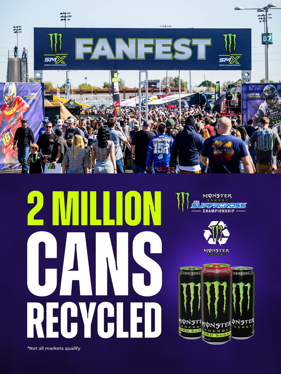 2 million cans recycled