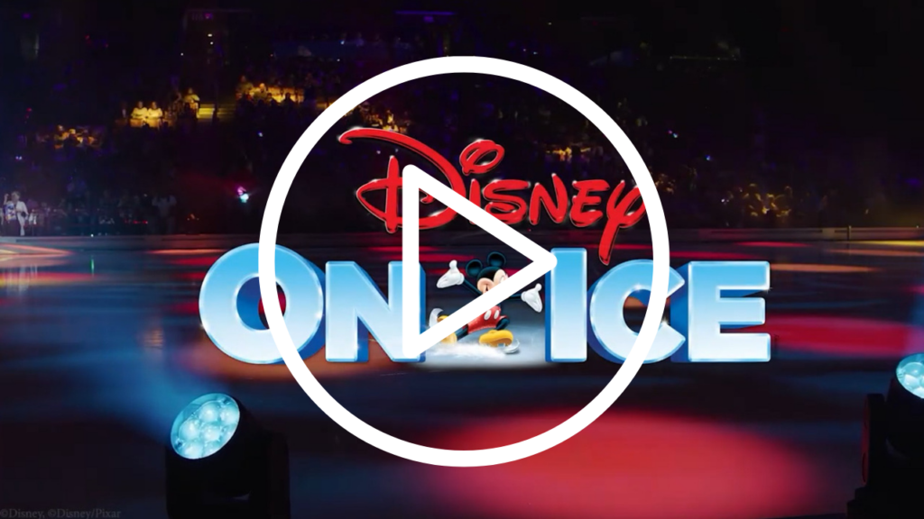 Disney On Ice video thumbnail with play button