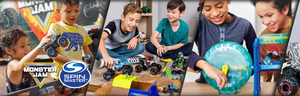 monster jam x spin master hero
